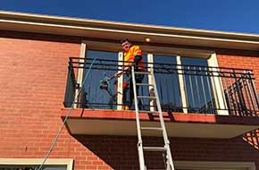 Window Cleaning at Above Heights from the ground